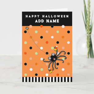 Persoonlijke kinder Halloween kaart