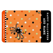 Persoonlijke kinder Halloween kaart Magneet (Horizontaal)