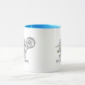 Persoonlijke kinder tennisspelermok voor kinderen mok (Midden)