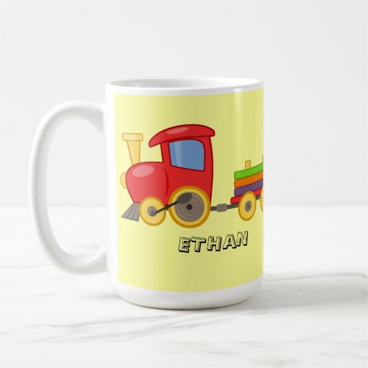 Persoonlijke Kinder Trein Mok (Links)