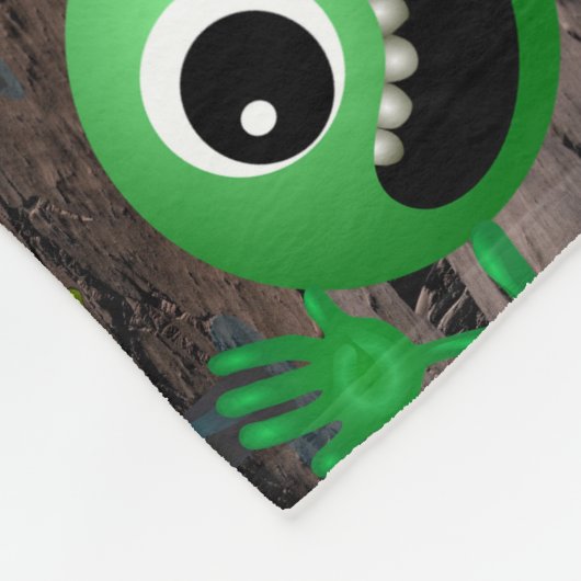 Persoonlijke kinderastronaut & raketten fleece deken (Hoek)