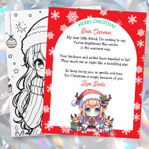 Persoonlijke kinderbrief van de Kerstman