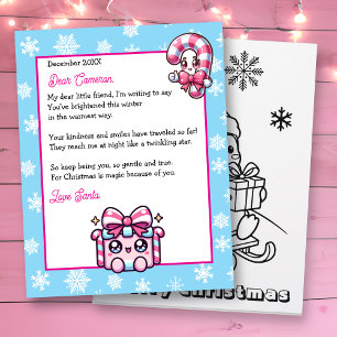 Persoonlijke kinderbrief van de Kerstman