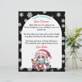 Persoonlijke kinderbrief van de Kerstman  (Staand voorkant)