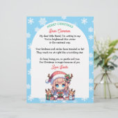 Persoonlijke kinderbrief van de Kerstman (Staand voorkant)