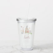 Persoonlijke kinderdieren acryl drinkbeker (Achterkant)