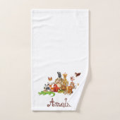 Persoonlijke kinderdieren  bad handdoek (Handdoek)