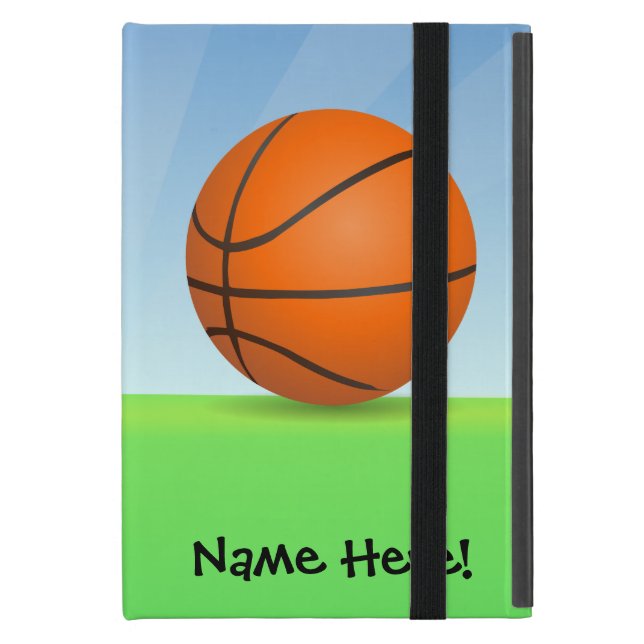 Persoonlijke Kinderen Basketball Sunny Day iPad Mini Hoesje (Voorkant Dicht)