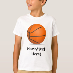 Persoonlijke Kinderen Basketball Sunny Day T-shirt