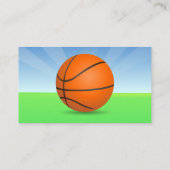 Persoonlijke Kinderen Basketball Sunny Day Visitekaartje (Achterkant)