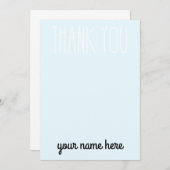 Persoonlijke Kinderen - Bedankt kaarten (Voorkant / Achterkant)