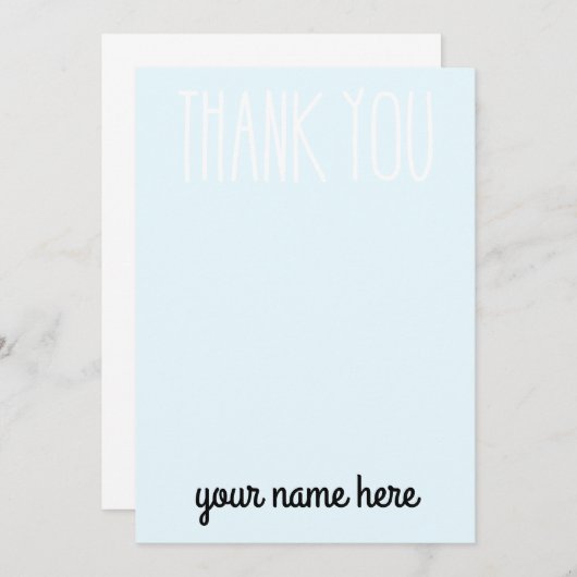 Persoonlijke Kinderen - Bedankt kaarten (Voorkant / Achterkant)