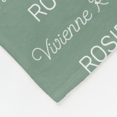 Persoonlijke Kinderen Fleece Deken (Hoek)