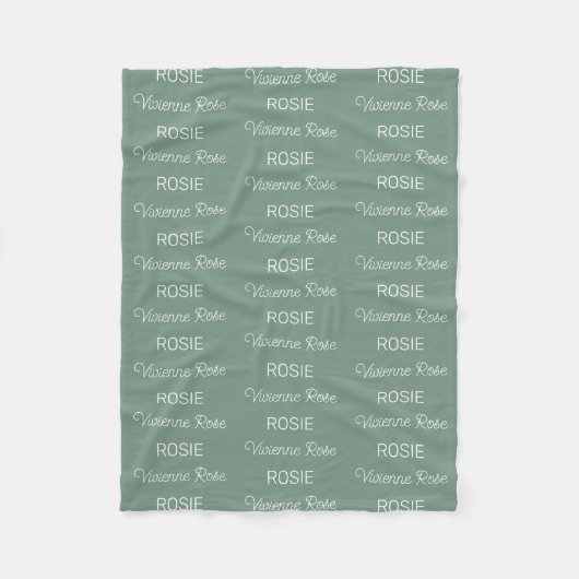Persoonlijke Kinderen Fleece Deken (Voorkant)