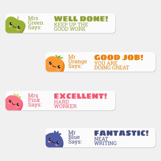 Persoonlijke Kinderen Gunningsstickers Labels (Groep)