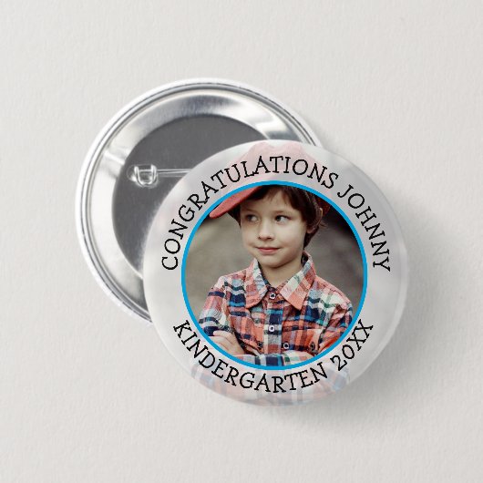 Persoonlijke Kindergarten Afstuderen Foto Button (Voorkant /achterkant)