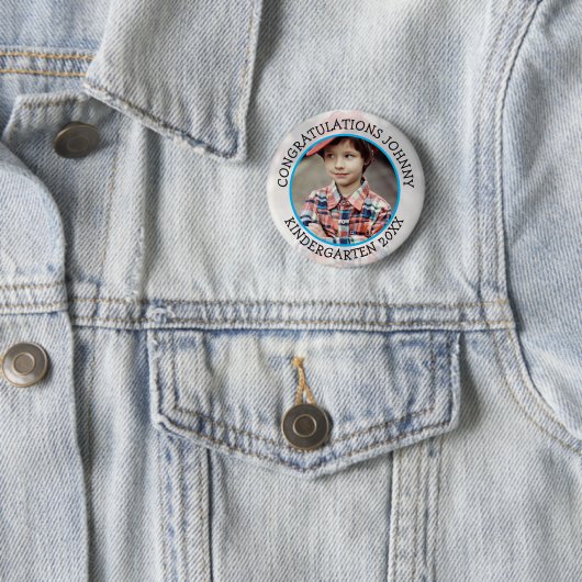 Persoonlijke Kindergarten Afstuderen Foto Button (In situ)