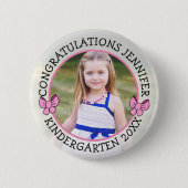 Persoonlijke Kindergarten Afstuderen Foto Button (Voorkant)