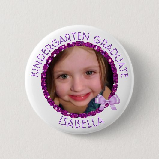 Persoonlijke Kindergarten Afstuderen Foto Button (Voorkant)
