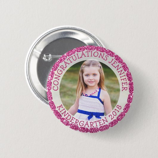 Persoonlijke Kindergarten Afstuderen Foto Button (Voorkant /achterkant)