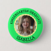 Persoonlijke Kindergarten Afstuderen Foto Button (Voorkant)
