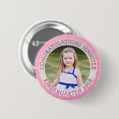Persoonlijke Kindergarten Afstuderen Foto Button (Voorkant /achterkant)