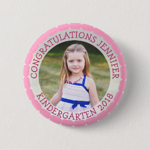 Persoonlijke Kindergarten Afstuderen Foto Button