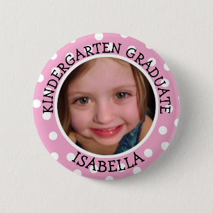Persoonlijke Kindergarten Afstuderen Foto Button