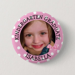 Persoonlijke Kindergarten Afstuderen Foto Button