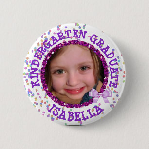 Persoonlijke Kindergarten Afstuderen Foto Button