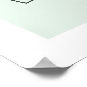 Persoonlijke kinderkamer decoratie zacht groen (Hoek)