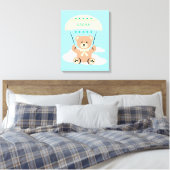 Persoonlijke kinderkamer muur kunst canvas afdruk (Insitu (Slaapkamer))