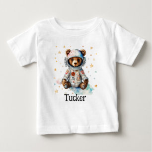 Persoonlijke kinderkleren astronaut beer