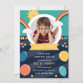 Persoonlijke kinderverjaardag kaart (Voorkant)