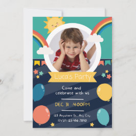 Persoonlijke kinderverjaardag kaart