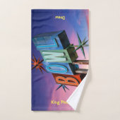 Persoonlijke King Pins Bowling Team Towels Handdoek (Handdoek)