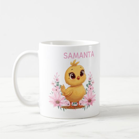 Persoonlijke Kippenmok Koffiemok (Links)