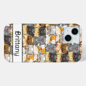 Persoonlijke Kitty Cats Case-Mate iPhone Case (Achterkant (horizontaal))
