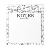 Persoonlijke klankkastjes notitieblok (Voorkant)