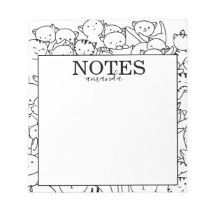 Persoonlijke klankkastjes notitieblok