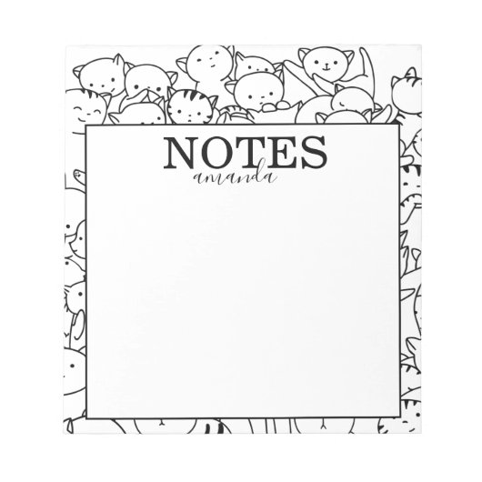 Persoonlijke klankkastjes notitieblok (Voorkant)