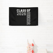 Persoonlijke klas van 2026 senior afstuderen spandoek (Insitu)