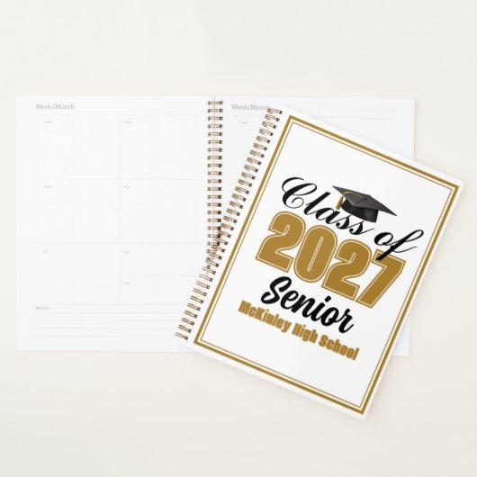 Persoonlijke Klas van 2027 Afgestudeerde Middelbar Planner (Display)