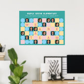 Persoonlijke klasfoto poster (Thuiskantoor)