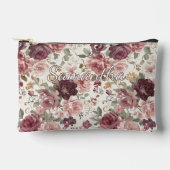 Persoonlijke Klasse Franse Bloemense Toilettas Etui (Voorkant)