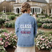 Persoonlijke klasse van 20XX Afstuderen Denim Jacket