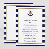 Persoonlijke Klassevolle Zeevaart Gouden Marine Tr Kaart (Voorkant / Achterkant)