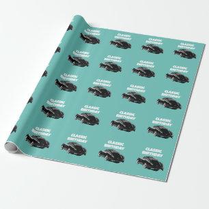 Persoonlijke Klassieke Antieke Auto Cadeaupapier