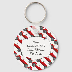 Persoonlijke Klassieke Baby Jongen Stat Cadeaus Sleutelhanger