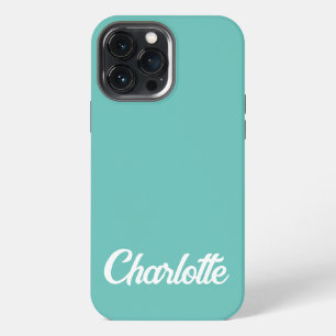 Persoonlijke Klassieke Elegante Monogram iPhone. iPhone 13 Pro Max Hoesje